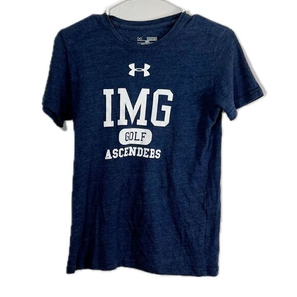 Under armor T-shirt, youth medium, short sleeve, athletic, IMG GOLF - Picture 1 of 5
